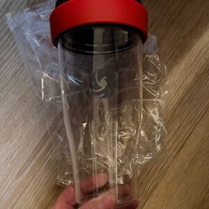Vitamix mix Red-Lid Clear Double-Wall Tumbler